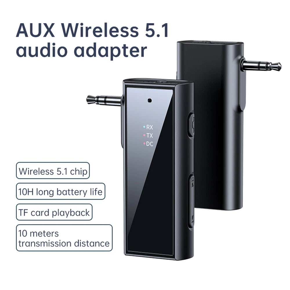 Car Bluetooth receiver, car audio AUX, Bluetooth audio adapter, TV, computer, Bluetooth transmitter