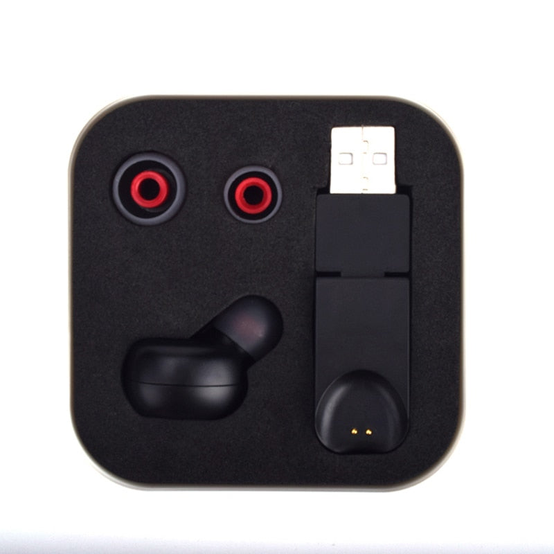 Bluetooth Headset Mini Wireless Earphone Portable USB Car Magnetic Charging Headset Sport Earbud Headset