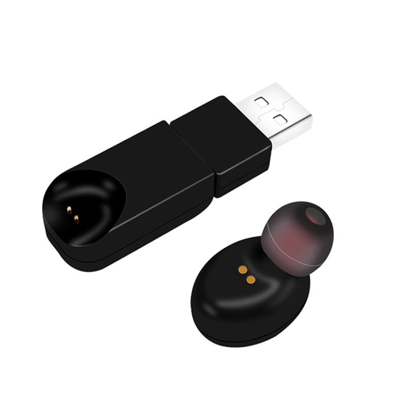 Bluetooth Headset Mini Wireless Earphone Portable USB Car Magnetic Charging Headset Sport Earbud Headset