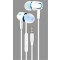 Luminous Headset 3.5mm Plug Wired Glowing Earphone with Mic Volume Control Bass Earbud for IPhone Samsung Huawei Xiaomi Phone Pc